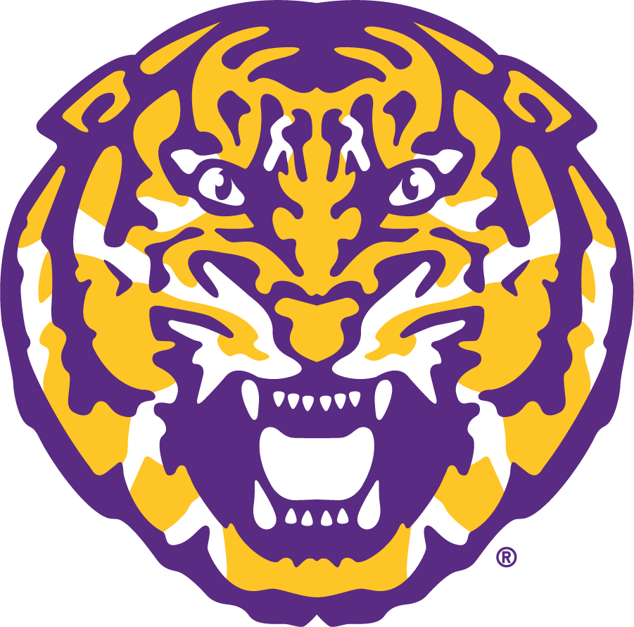 LSU Tigers 2017-Pres Secondary Logo iron on transfers for clothing